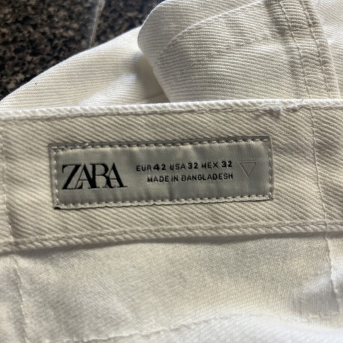 Men zara white jeans eur - jeans,