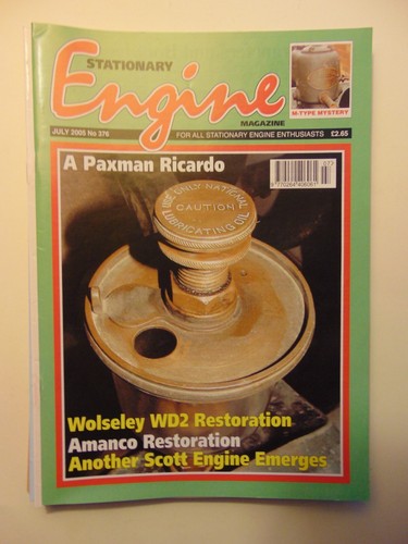 Stationary engine magazine - stationary,