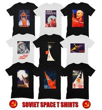 Soviet Union Space T Shirt - CCCP Laika Communist Russia Socialist