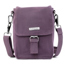 Hemp Eco Gorgeous Shoulder Bag by Sativa Bags-Plum