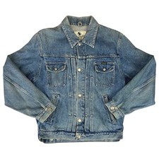 RARE VTG 80s WRANGLER BLUEBELL 30s TYPE 2 DENIM TRUCKER JACKET 45” (41)