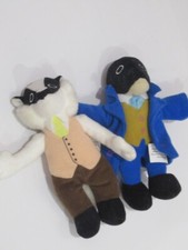 The Wind in the Willows Vintage 2001 plush soft toys Badger & Mole