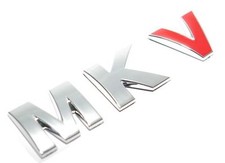 Rear Trunk Badge emblem " MKV