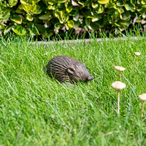 Decorative cast iron hedgehog - decorative,