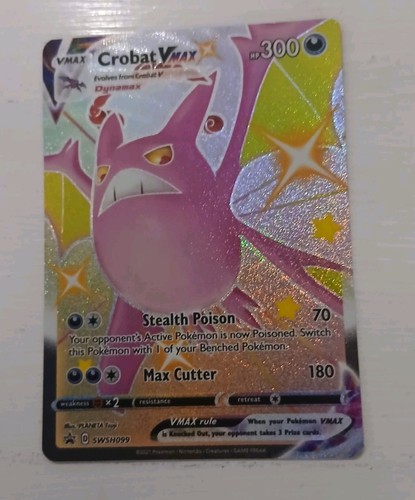 Crobat vmax swsh099 promo holo - crobat,