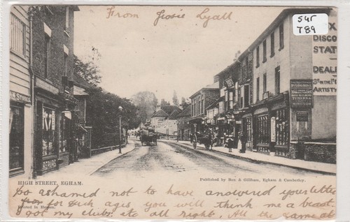 Egham surrey high street with - ,