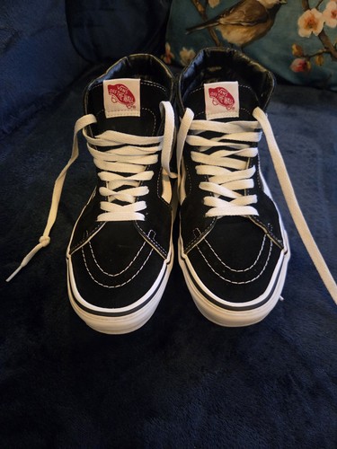 Vans sk8 black - white, high