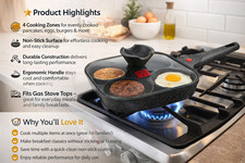 4 Hole Premium Frying Pan