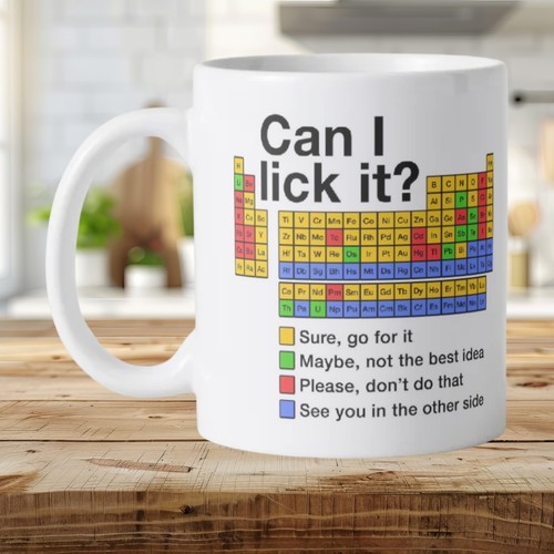 Can lick periodic table - it?,