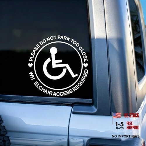 2pcs handicap parking sign - sign, 6