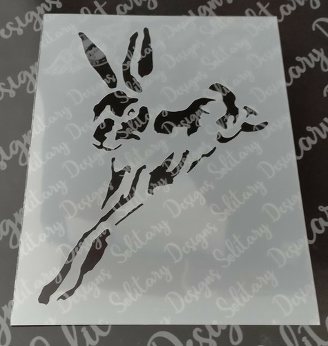 Hare furniture stencil