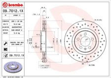 2x New Brake Disc for AUDI