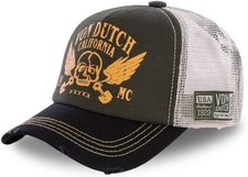 VON DUTCH CREW5 CAP BLACK/ORANGE/KHAKI **BRAND NEW** *CHRISTMAS GIFT*
