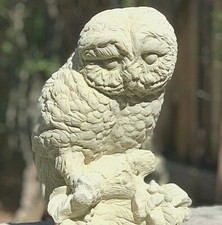 LARGE VINTAGE PERCHED OWL