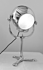 RESTORED VINTAGE STRAND PATT  123 THEATRE SPOT LIGHT PROFILE LAMP + TABLE STAND