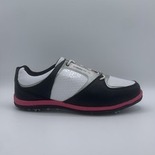 Dunlop Biomimetic 100 White Black Golf Shoes UK 8 EU 42.5 RRP £59 | Ex Display