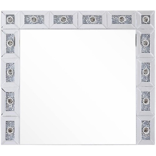 Acme noralie glass wall - acme,