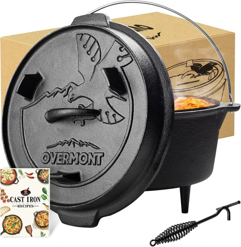 Cast iron dutch oven with - iron,