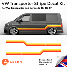 Retro Sunset Vinyl Stripes for