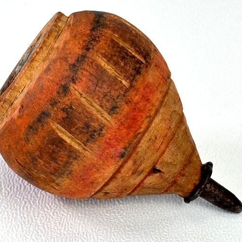 Antique wood plumb bob - antique,