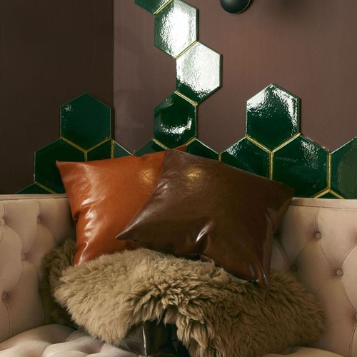 Faux leather soft sofa throw - faux,