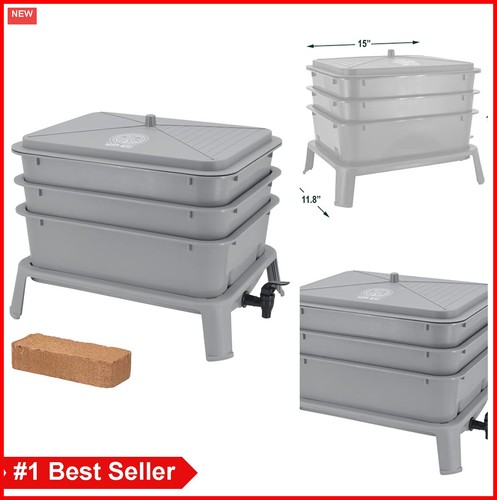 Worm composting bin - composting, tray