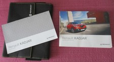 2018 RENAULT KADJAR (2015 - 2018) OWNERS MANUAL - HANDBOOK WITH 1 SERVICE STAMP.