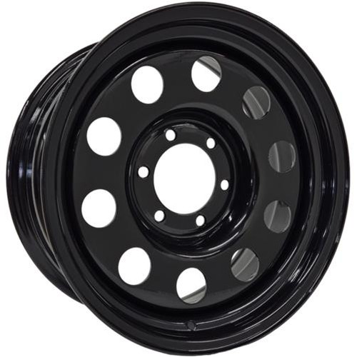 17x8 black modular - 17x8, steel