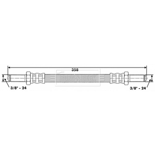 Brake hose for vauxhall - for,