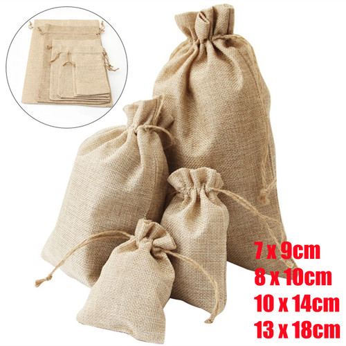 100pcs linen drawstring - linen,