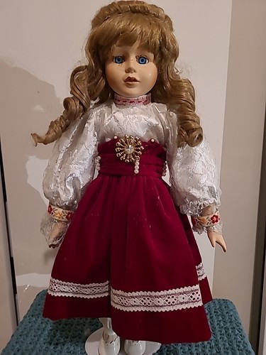Elegant porcelain doll - elegant,