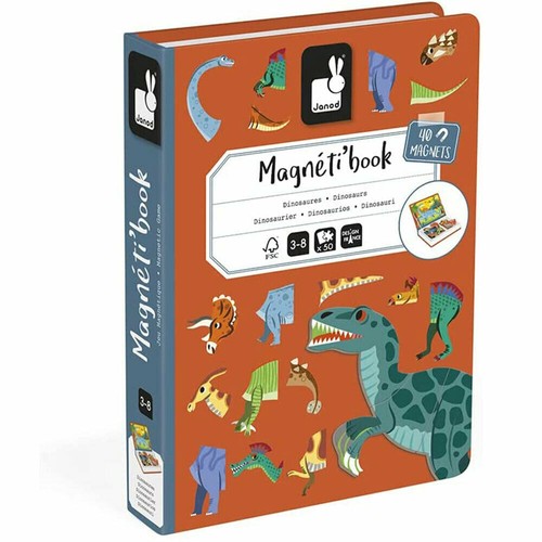 Janod magneti book dinosaurs - janod, magneti'