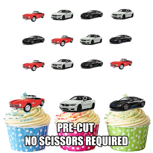 Precut bmw cars - bmw, cupcake