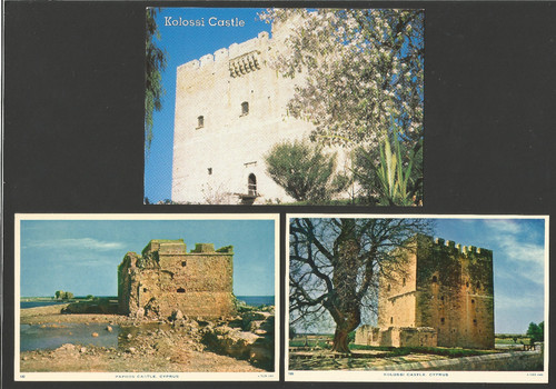 Cyprus old postcards paphos - old,