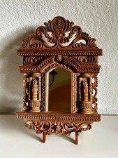 Vintage Hand Carved Wood Wall