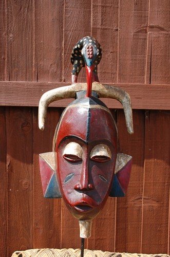 Gouro face mask standing - mask, w/standing