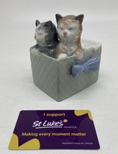 Nao by Lladro 2 Cats In Basket