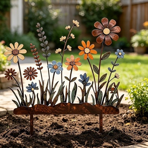 Imitation rusty garden - rusty,