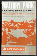 MALLORY PARK 29 May 1966 GROVEWOOD TROPHY CAR RACES Official Programme BRSCC