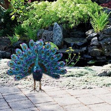 Peacock Statue Garden Decor