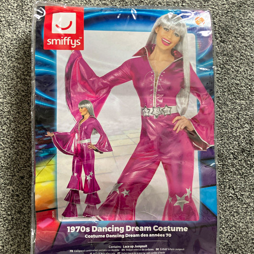 Smiffys pink 1970s - pink,