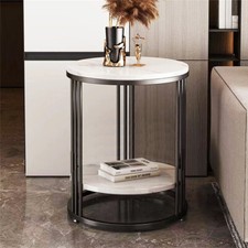 Marble side table round - table, coffee