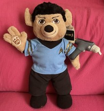 Build A Bear Star Trek Mr Spock Bear In Outfit Soft Plush Toy 18” Tag