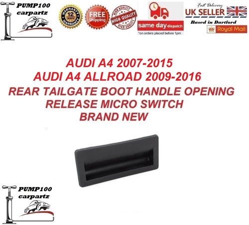 Boot switch for audi - boot, a4