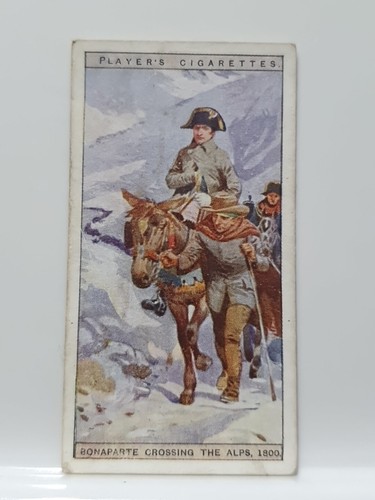 Player cigarette card napoleon - cigarette,