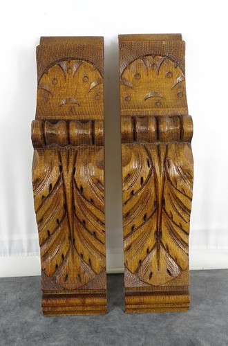Antique french carved - carved, oak