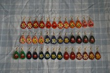 37mm Wooden Drop  Earrings