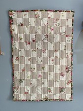 Hand made cot/pram quilt for
