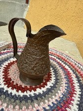 Vintage Beautiful Shape Indian Handcrafted Copper Water/Milk Jug/Vessel. G3-88