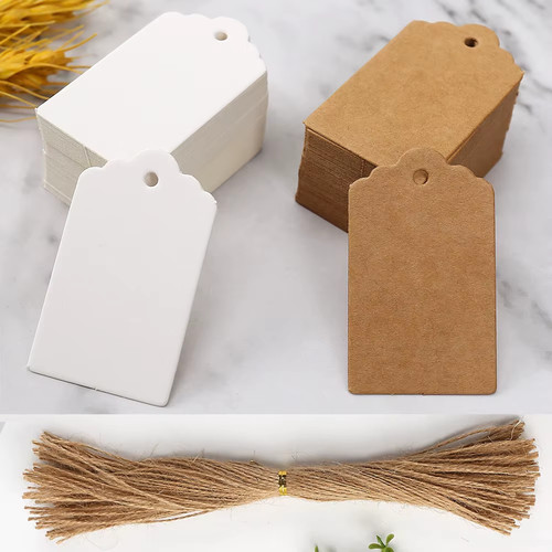 Kraft paper gift tags - 50,